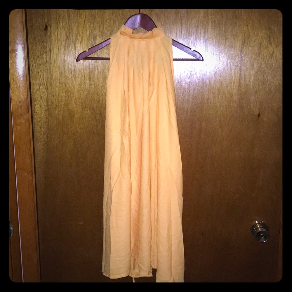 Never worn sunshine orange dress